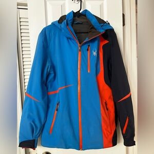 Spyder Men’s Cobalt Leader Jacket - Medium